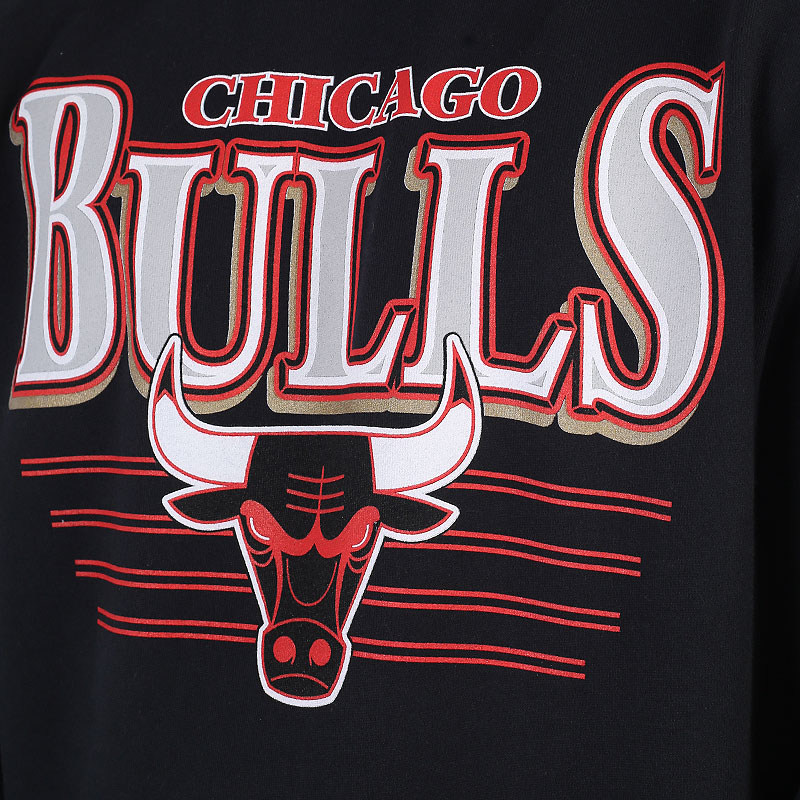 Мужская толстовка Mitchell and ness Metallic Shadow Crew (A0708644BLK)  - цена, описание, фото 2